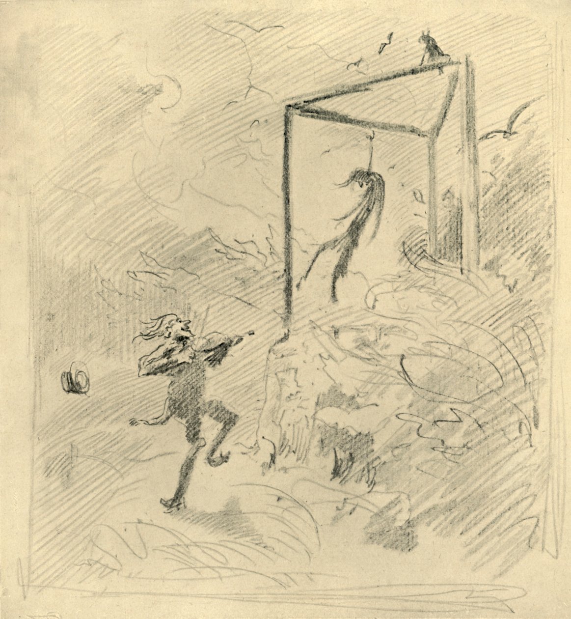 Galgenmusik，十九世纪中叶，c1924。 作者 卡尔·斯皮茨维格