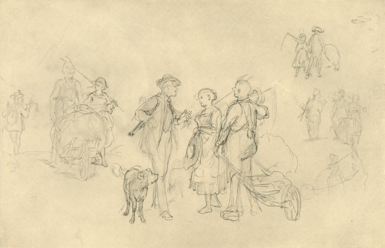 Verabredetes Rendezvous，十九世纪中叶，c1924。 作者 卡尔·斯皮茨维格