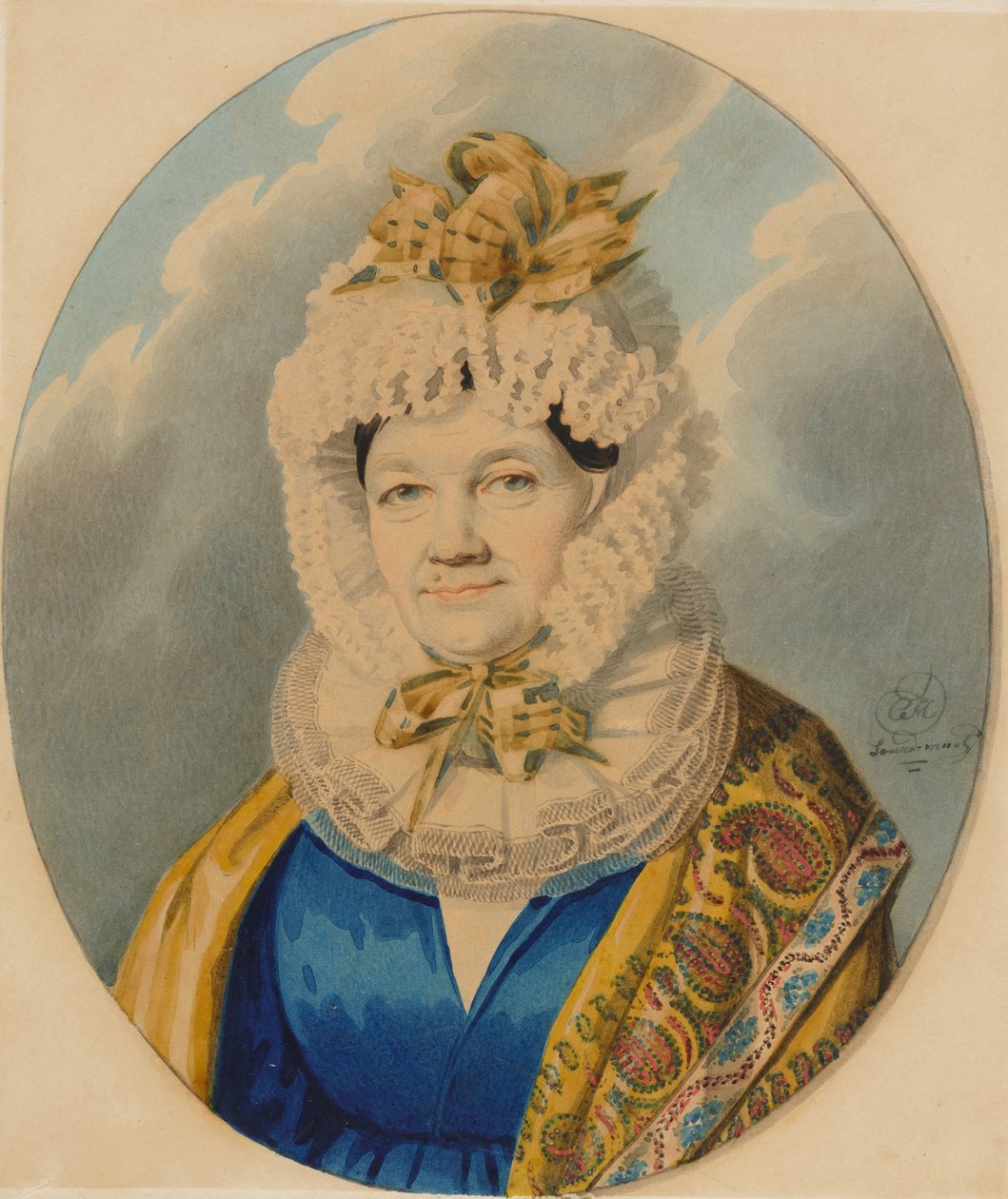 伯爵夫人纳塔利娅·费奥多罗夫娜·戈尔恰科娃（Natalia Fyodorovna Gorchakova），1830年代初期。 作者 卡尔·冯·汉佩尔恩