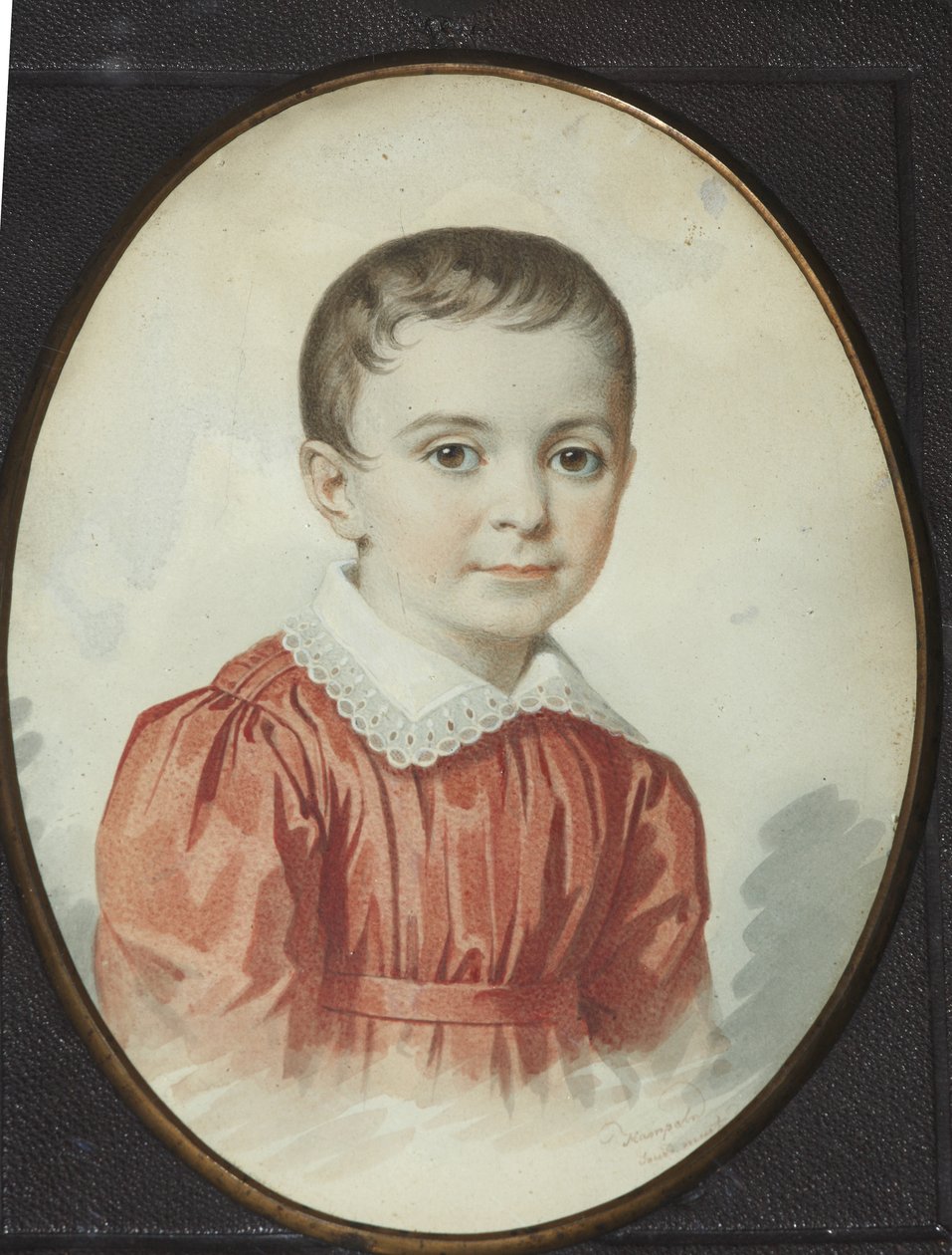 Eugenia Kochubey小时候的肖像，1849年。 作者 卡尔·冯·汉佩尔恩