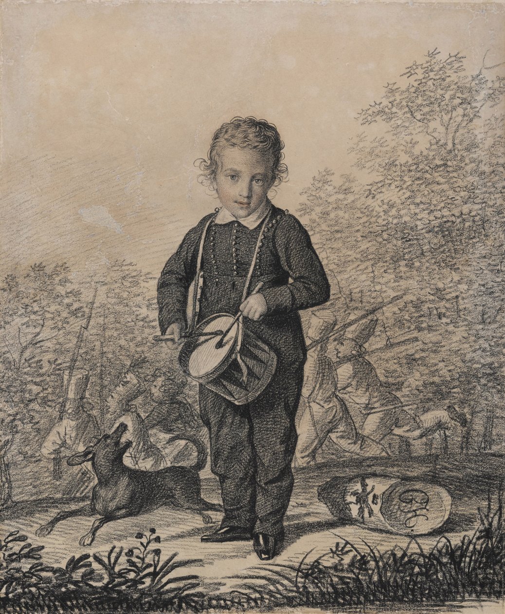 蒂莫菲·科萨科夫（Timofey Korsakov）的肖像，1820年代初期。 作者 卡尔·冯·汉佩尔恩