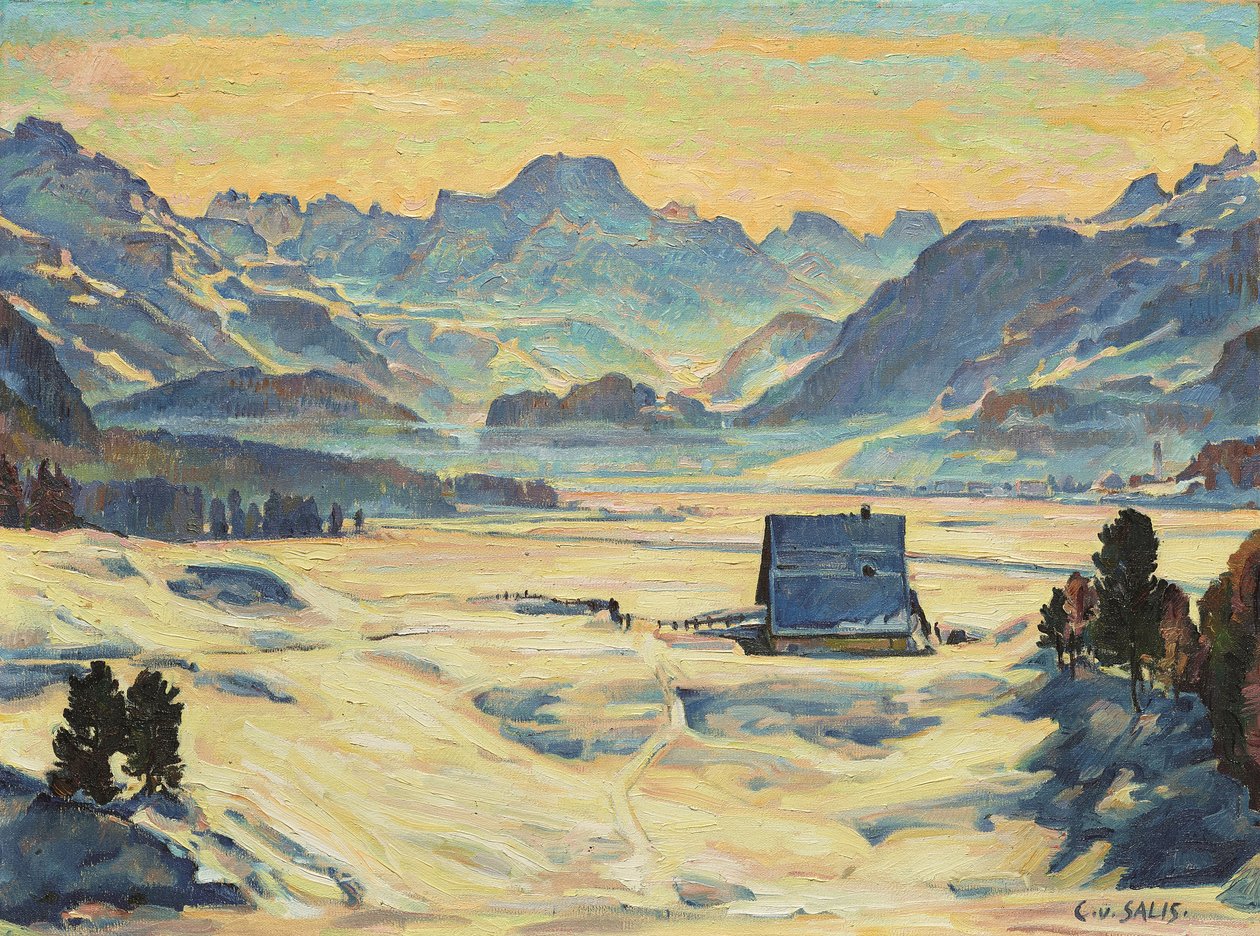 Champesch II（布面油画） 作者 卡尔·冯·萨利斯