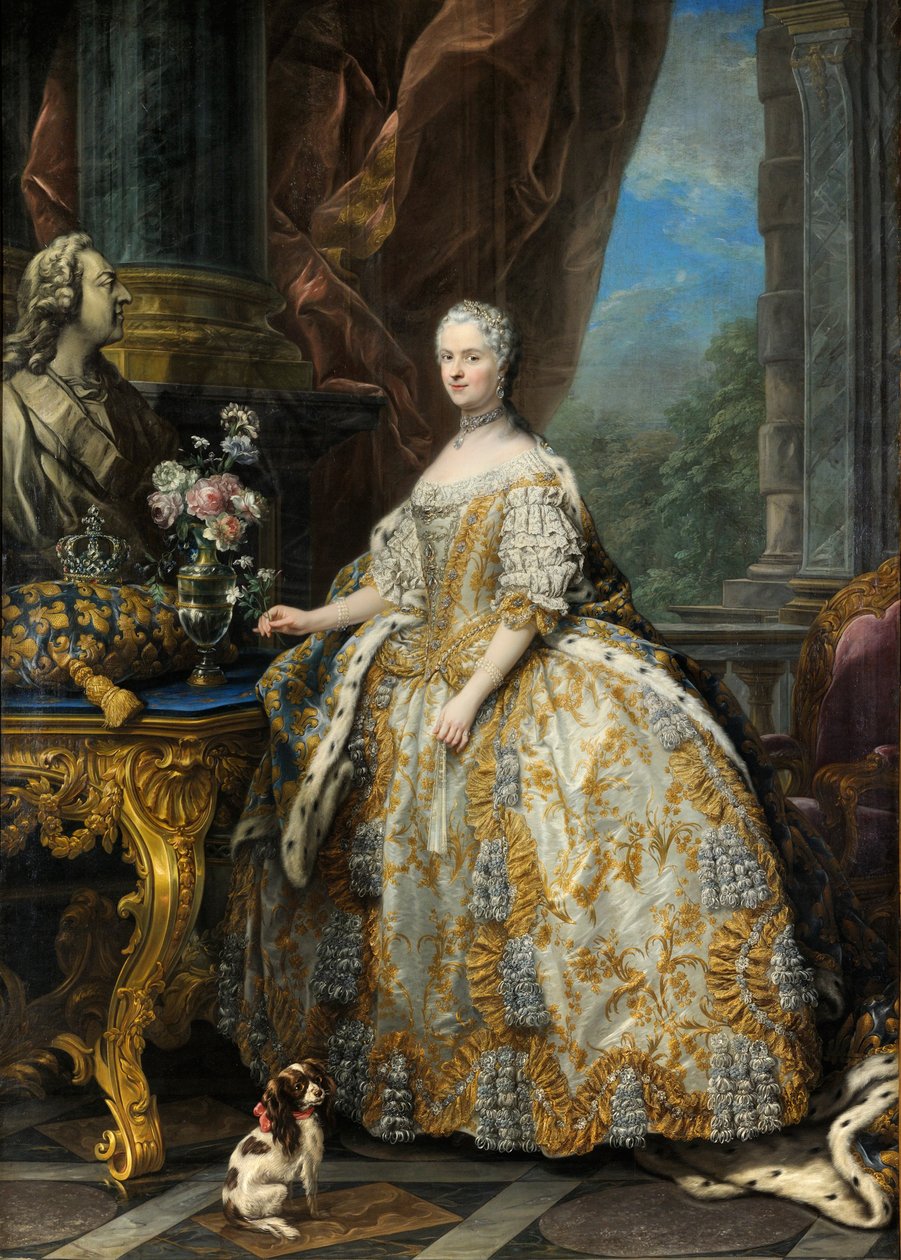 Marie Leszczinska，法国女王（1703-1768） 作者 卡尔·范·卢