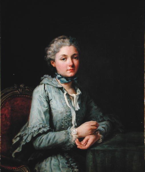 1747年，Villeteart伯爵夫人Rosnyvinen de Pire的无辜Guillemette 作者 卡尔·范·卢