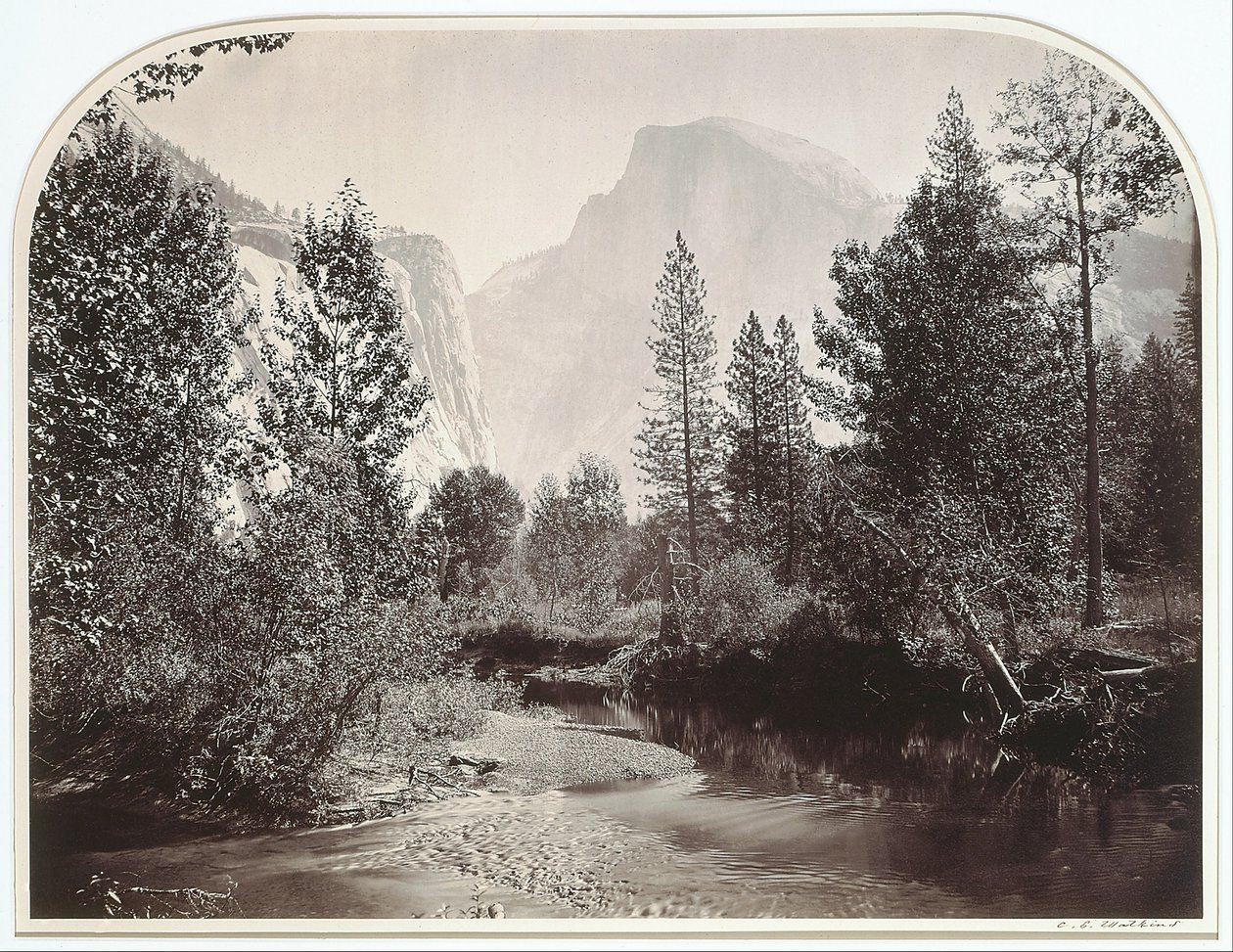 Taysayac，Half Dome，4967英尺，优胜美地 作者 卡尔顿·沃特金斯
