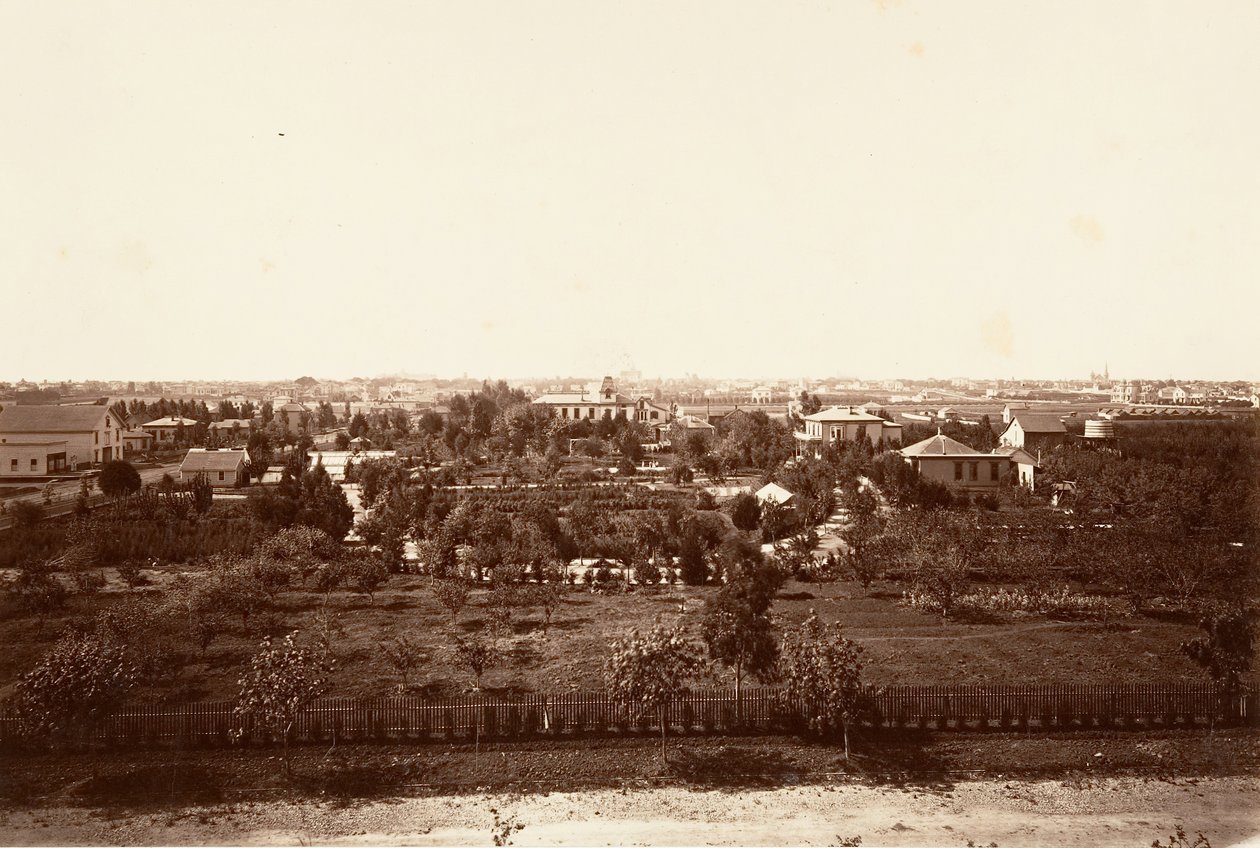 奥克兰，来自军事学院，1864年，约1876年印刷。 作者 卡尔顿·埃蒙斯·沃特金斯