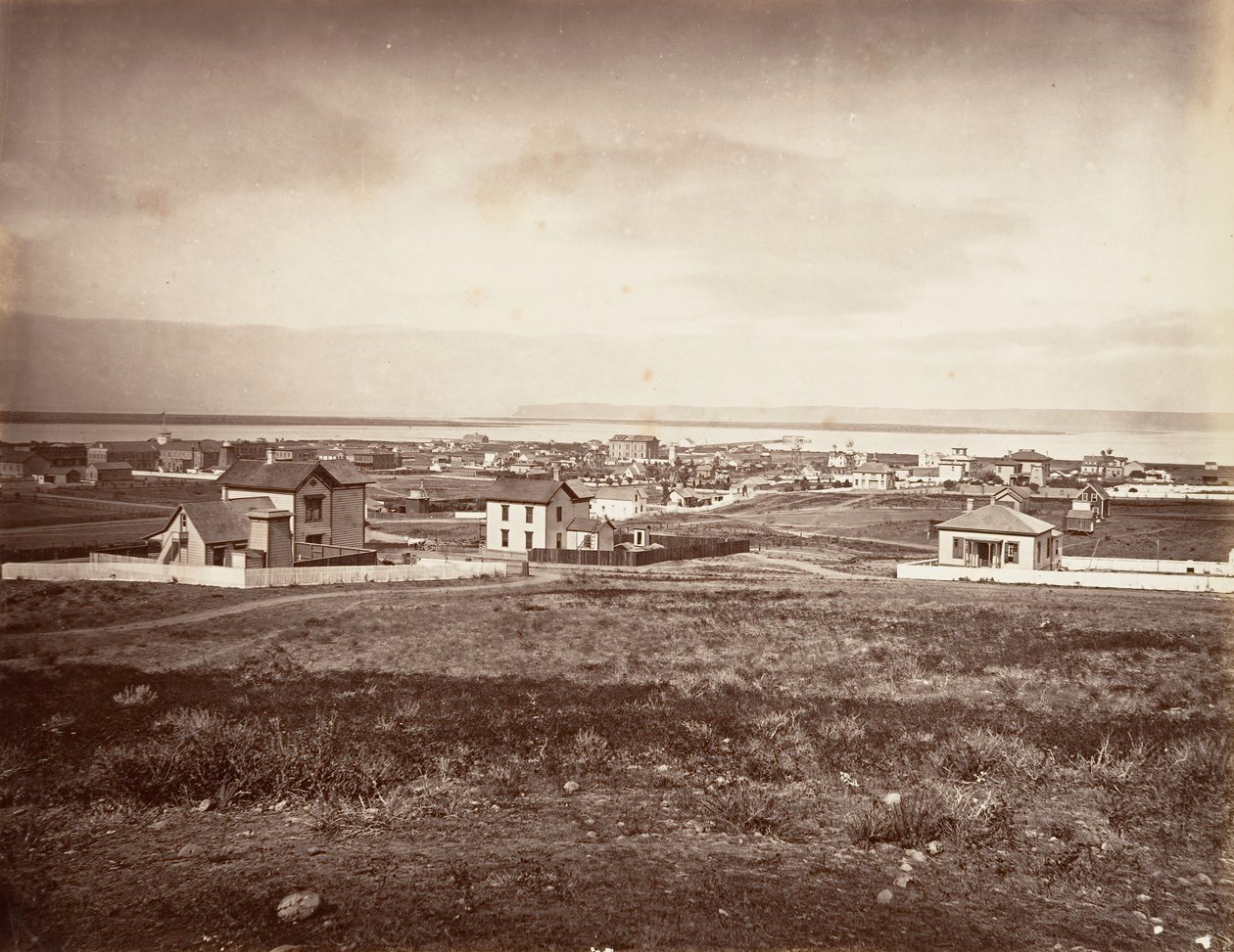 圣地亚哥，1876年，约1876年印刷。 作者 卡尔顿·埃蒙斯·沃特金斯