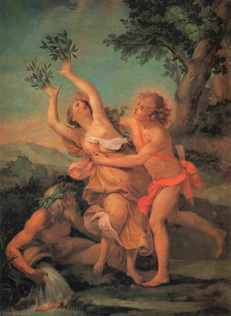 Daphne的Metamorphosis，由Carlo Cignani在Palazzo del Giardino（帕尔马）拍摄 作者 卡洛·西尼亚尼