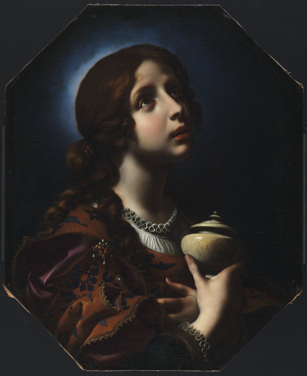 忏悔者Magdalene，c.1650-51 作者 卡罗多尔奇
