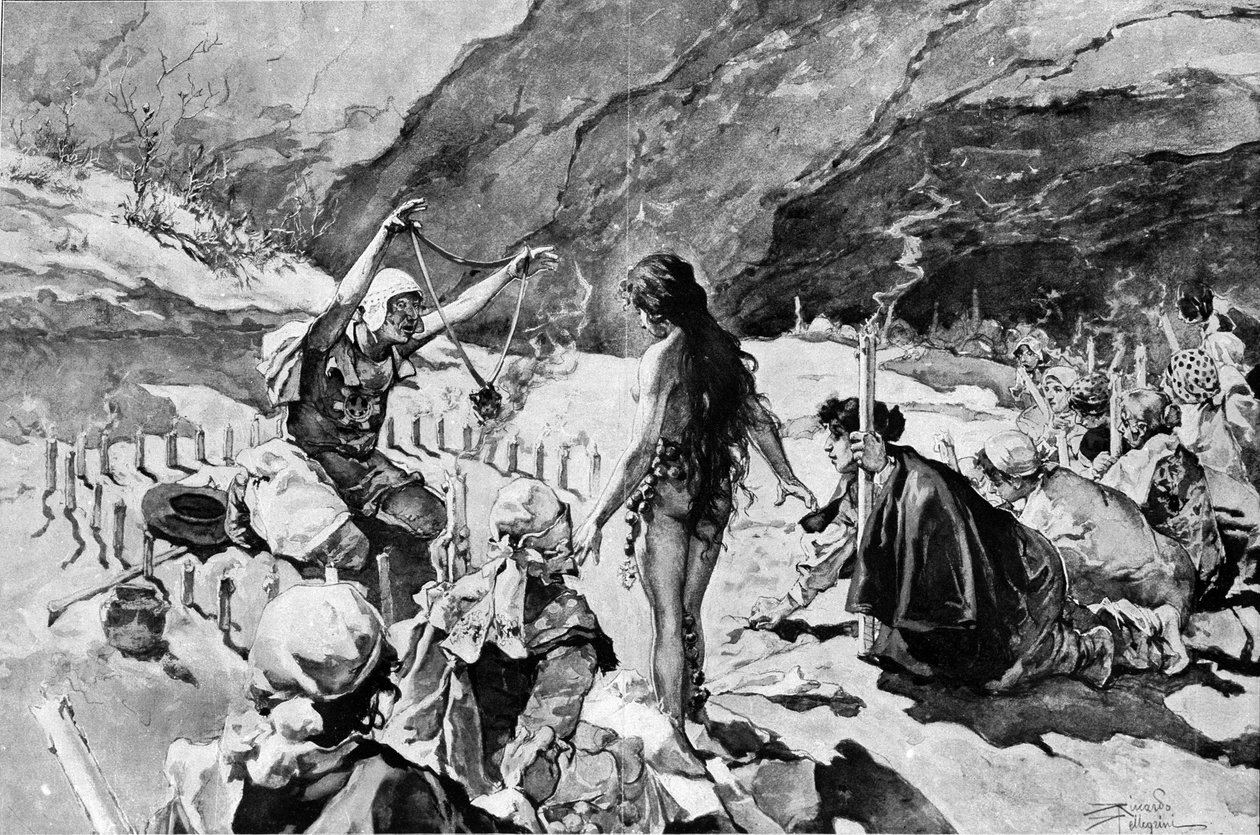 Valle de la Rosee 女巫的驱魔。 作者 卡罗佩莱格里尼