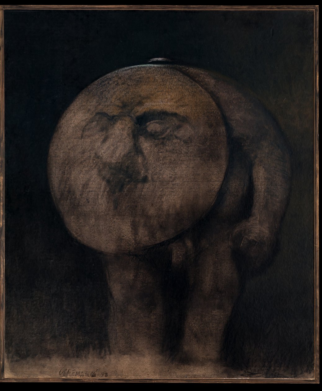 莫诺斯（纸板油画） 作者 卡洛·克雷马斯基
