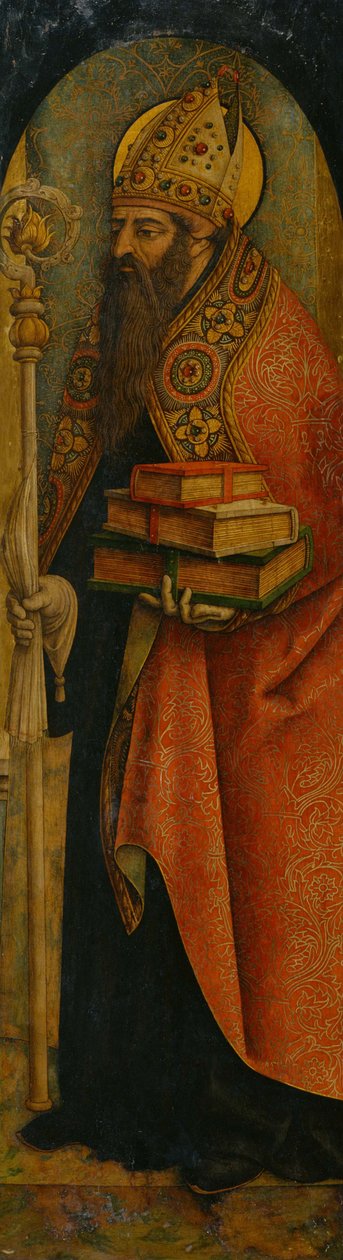 圣奥古斯丁 作者 卡洛·克里维利（Carlo Crivelli）
