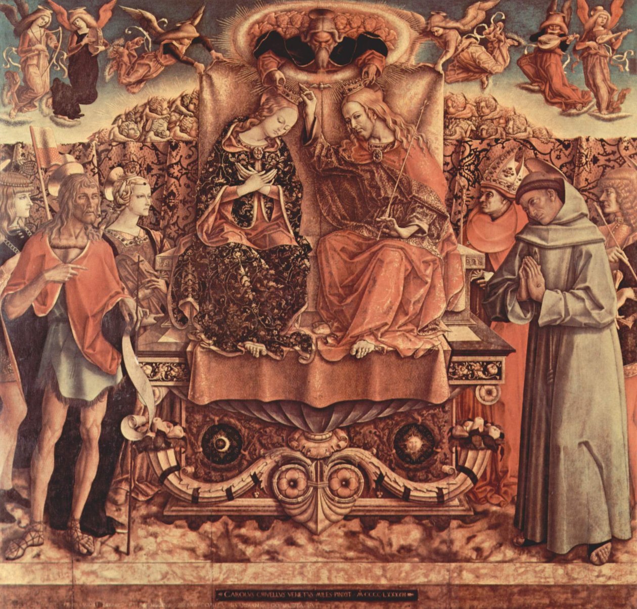 圣母加冕 作者 卡洛·克里维利（Carlo Crivelli）