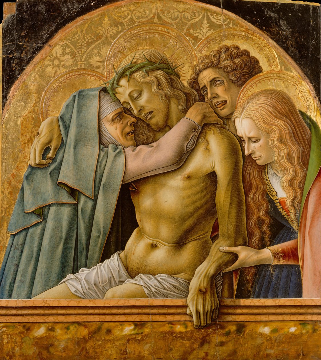 皮耶塔（Pietà），1476年。 作者 卡洛·克里维利（Carlo Crivelli）