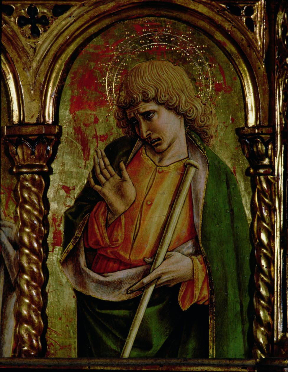 St. James the Less，详细信息来自SantEmidio polyptych，1473 tempera，面板细节为76636 作者 卡洛·克里维利（Carlo Crivelli）