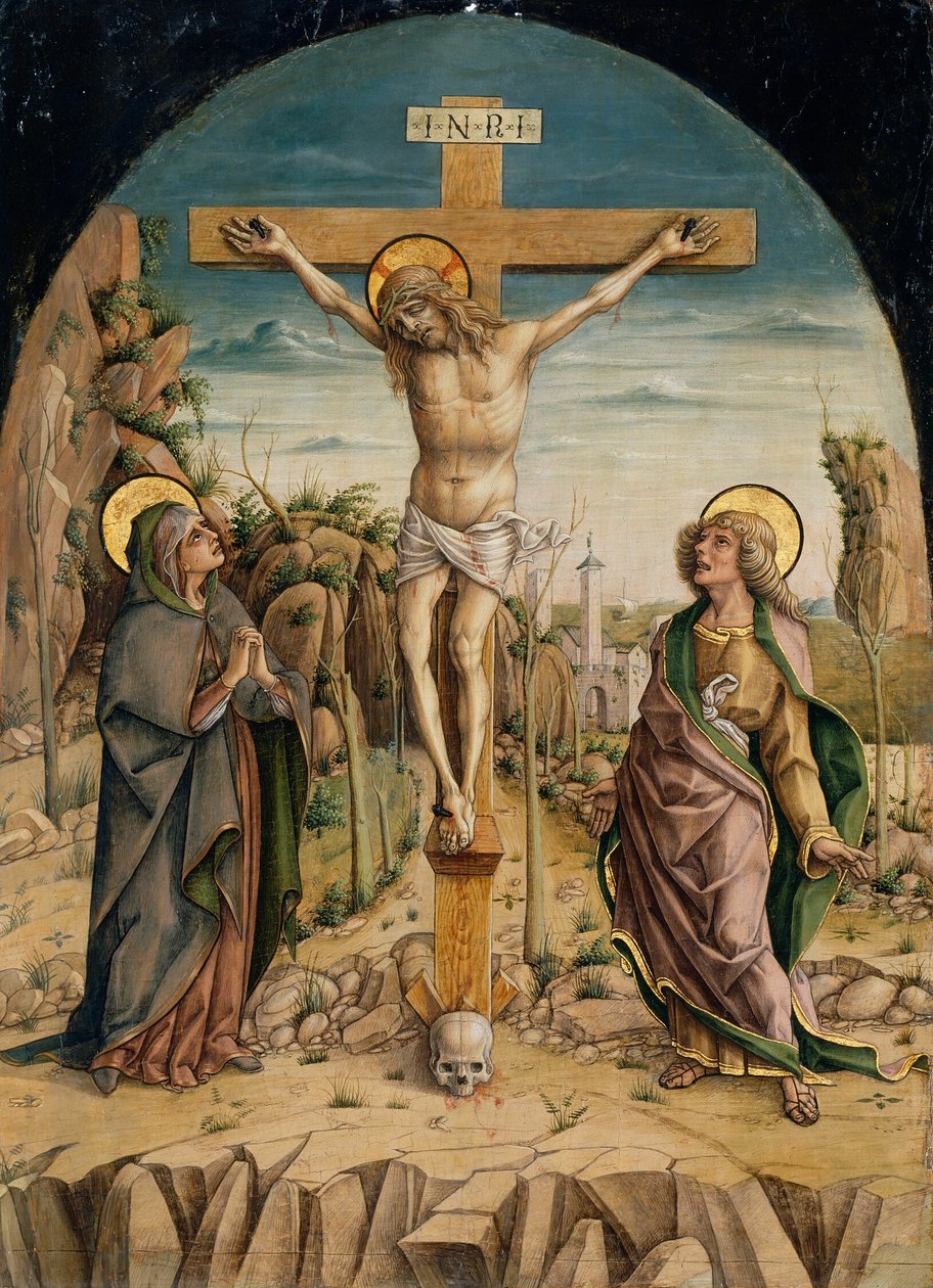 耶稣受难 作者 卡洛·克里维利（Carlo Crivelli）