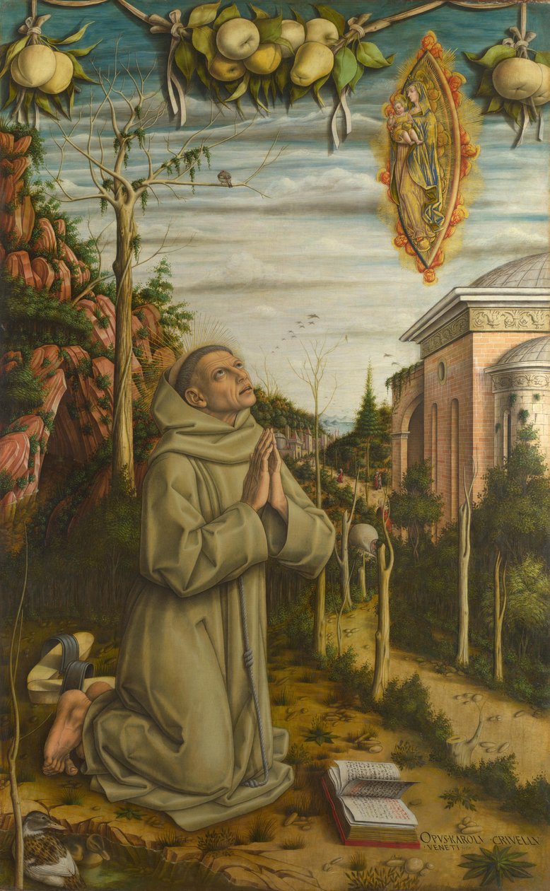 祝福加百列的异象，1489年 作者 卡洛·克里维利（Carlo Crivelli）