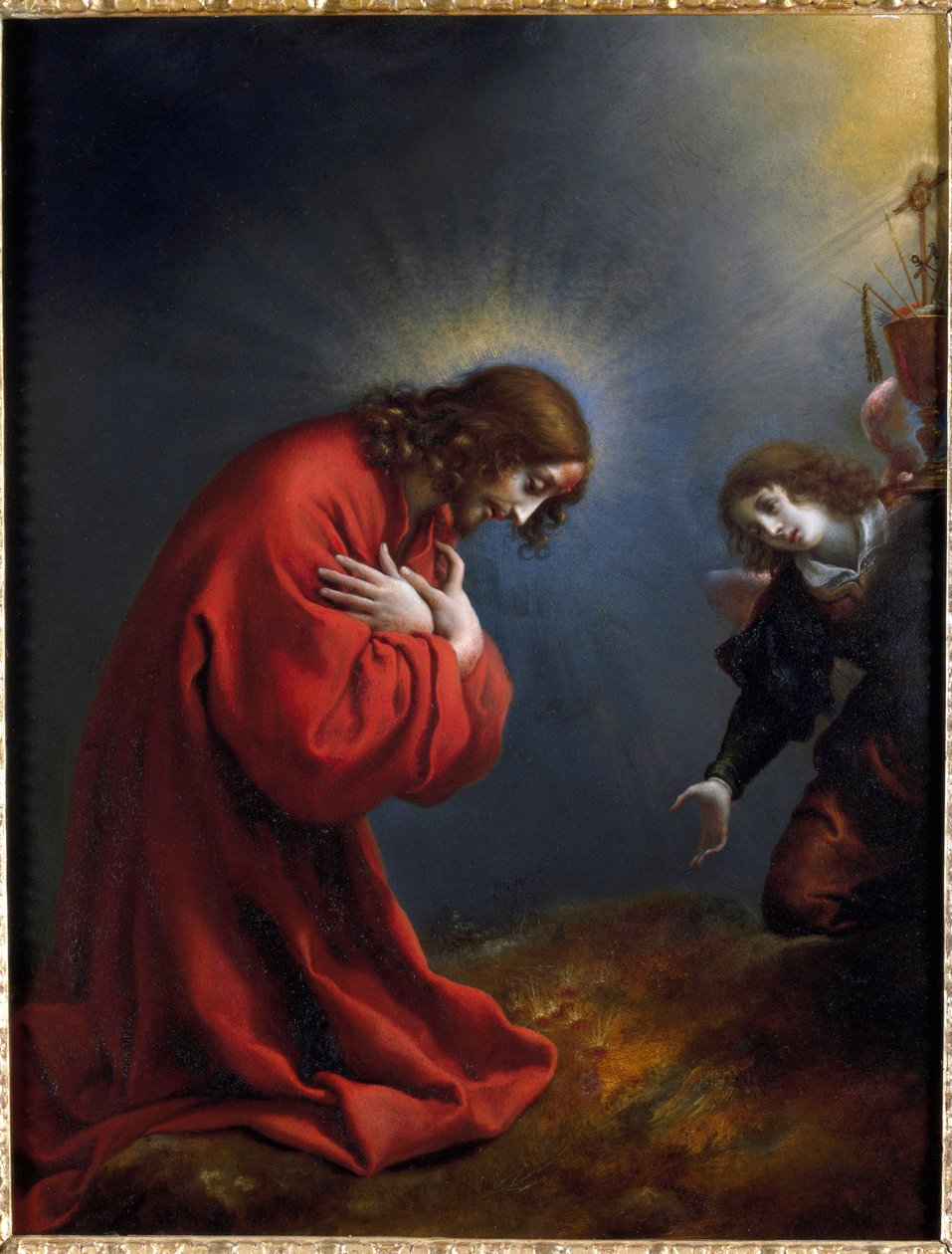 橄榄园中的基督 Carlo Dolci (1616-1686) 绘画 17 世纪 Genes，Musei di Strada Nuova（前 Palazzo Rosso） 作者 卡罗多尔奇