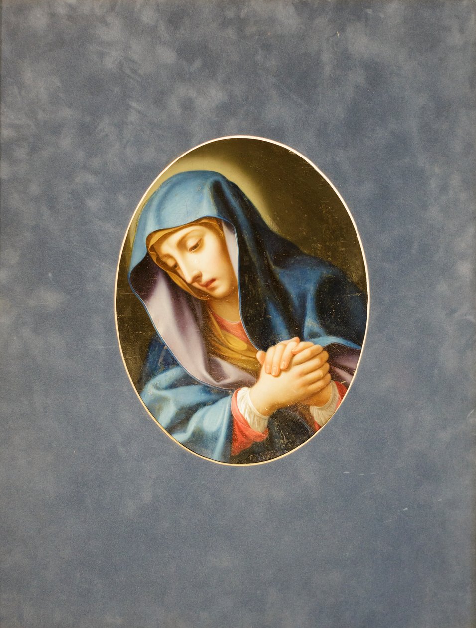 哭泣的圣母》，Carlo Dolci（铜板油画） 作者 卡罗多尔奇