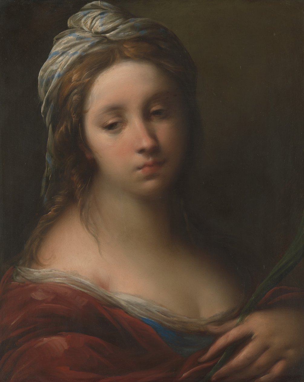 一位烈士圣女，ca。 1650。 作者 卡洛·弗朗切斯科·努沃隆