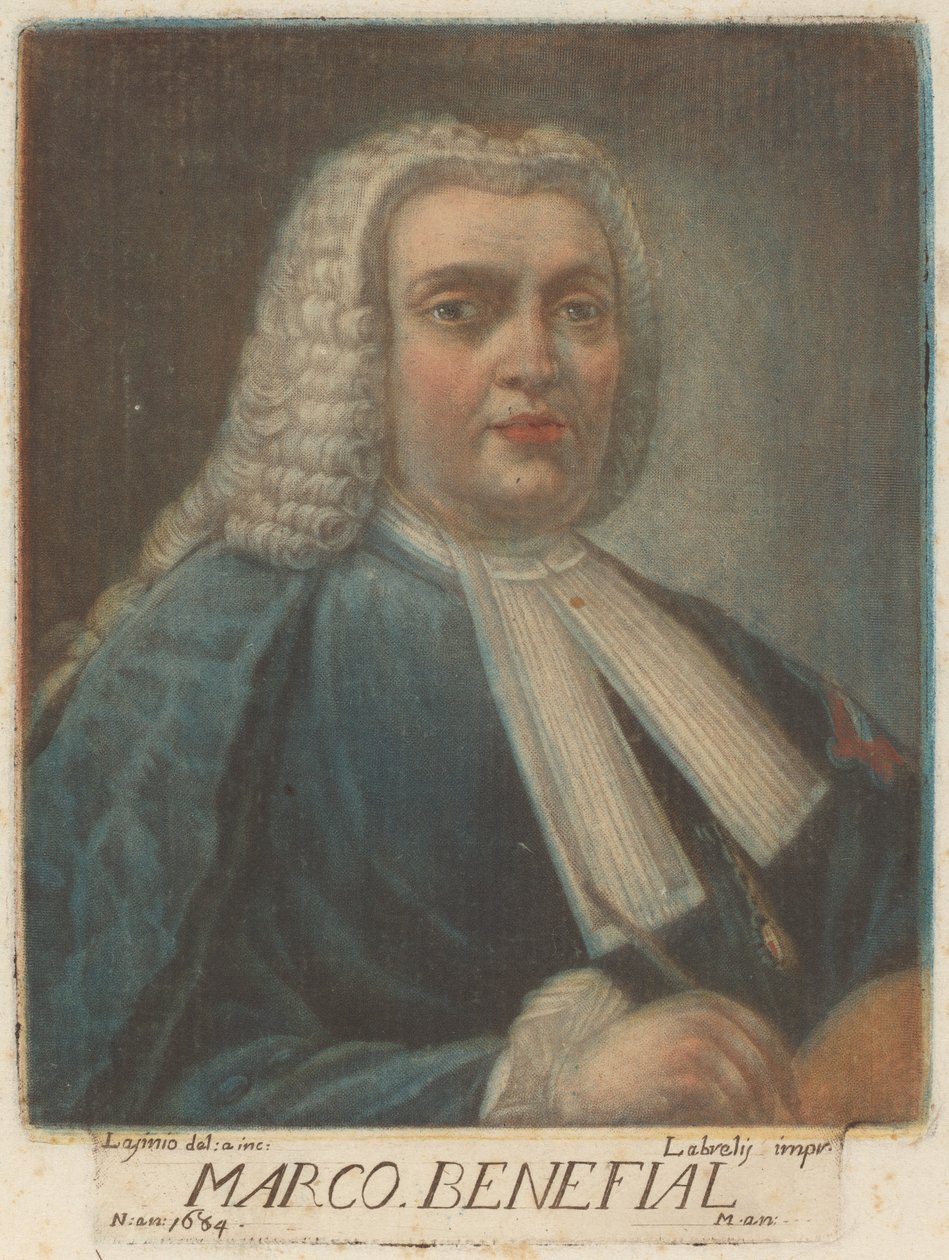 Marco Benefial, 1789. 作者 卡洛·拉西尼奥（Carlo Lasinio）