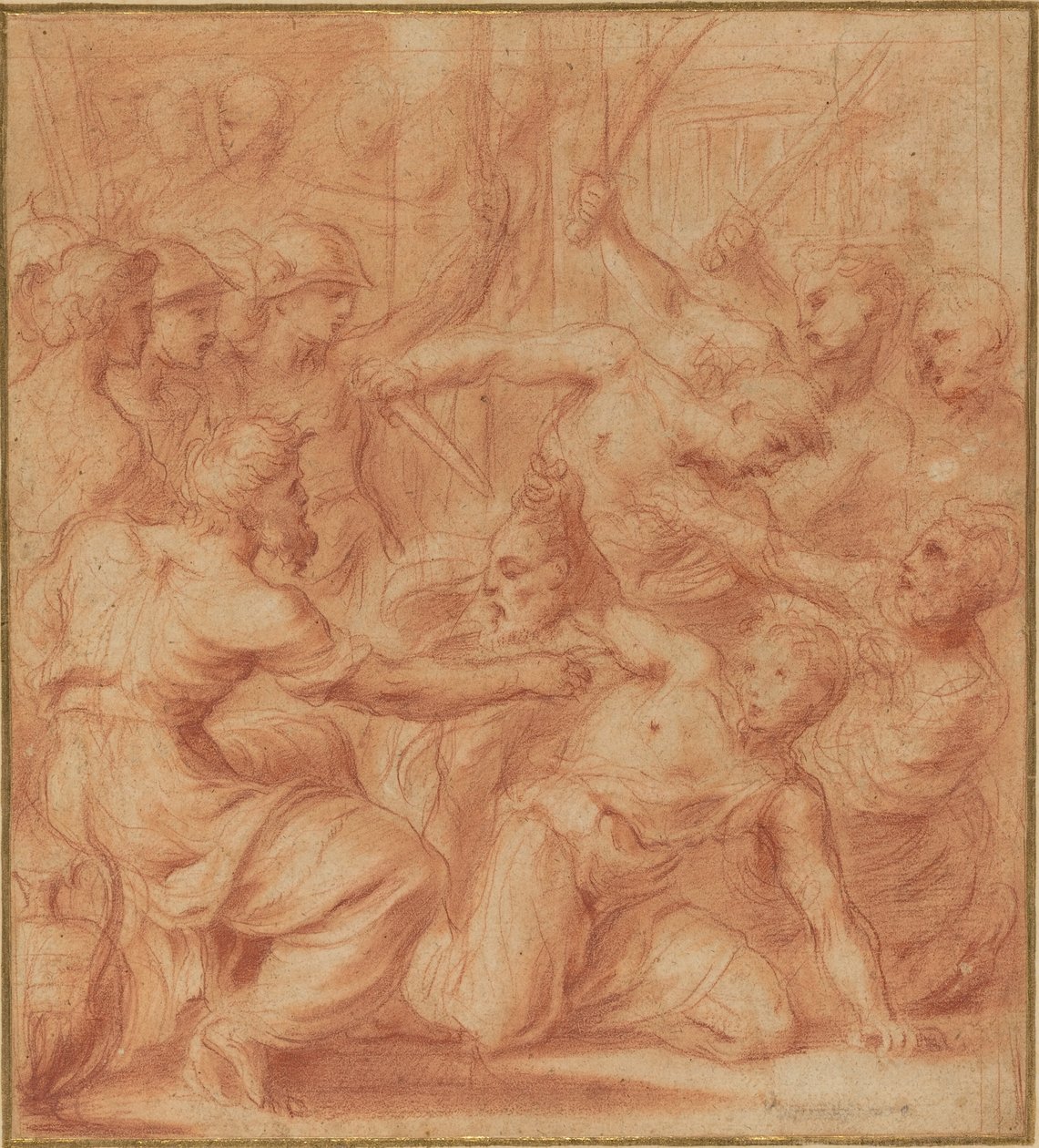 大卫将歌利亚的头献给扫罗王 作者 卡洛·马拉塔（Carlo Maratta）