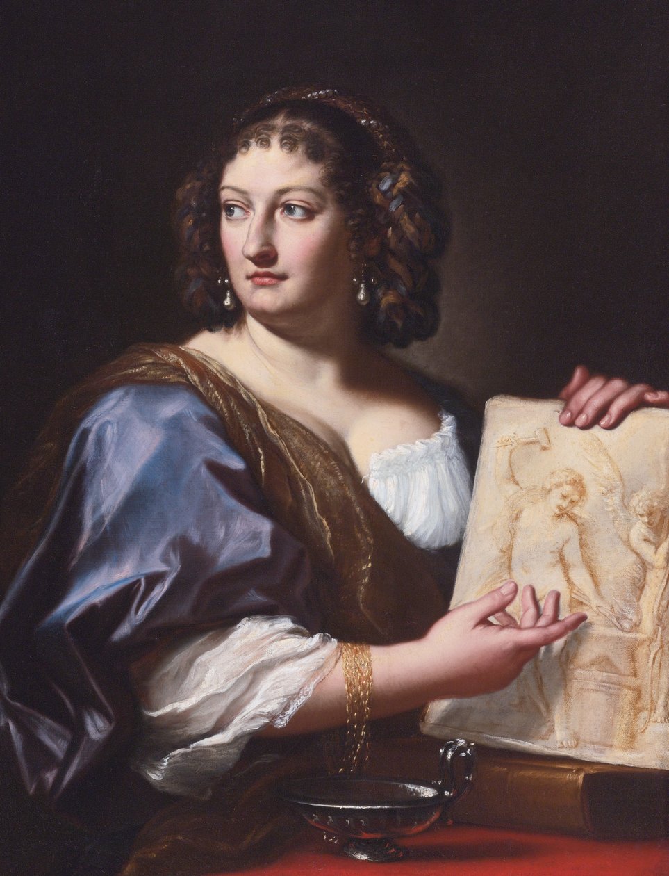 弗朗西斯卡-戈米-马拉蒂肖像 作者 卡洛·马拉塔（Carlo Maratta）
