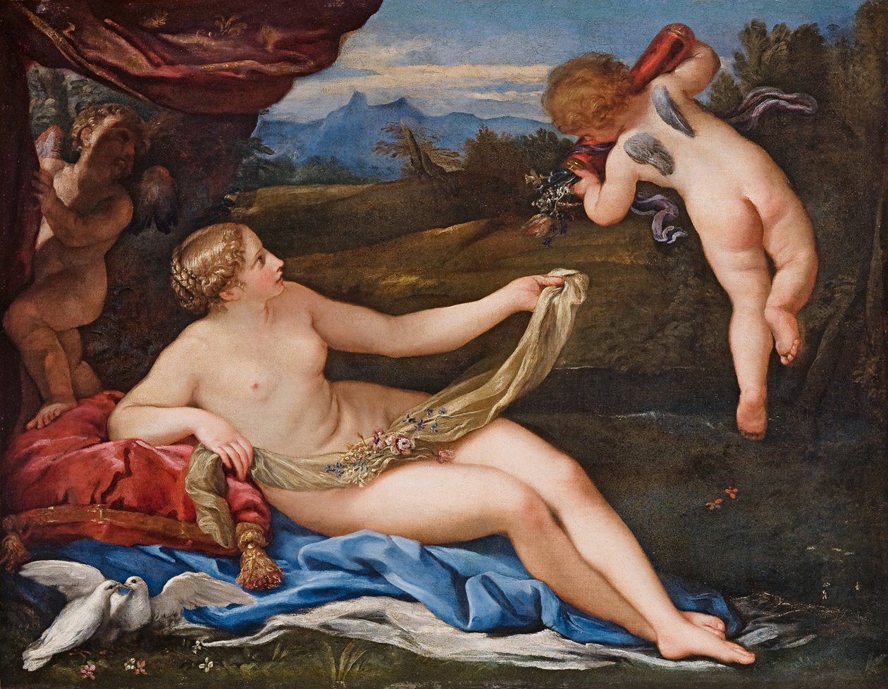 金星和丘比特 作者 卡洛·马拉塔（Carlo Maratta）