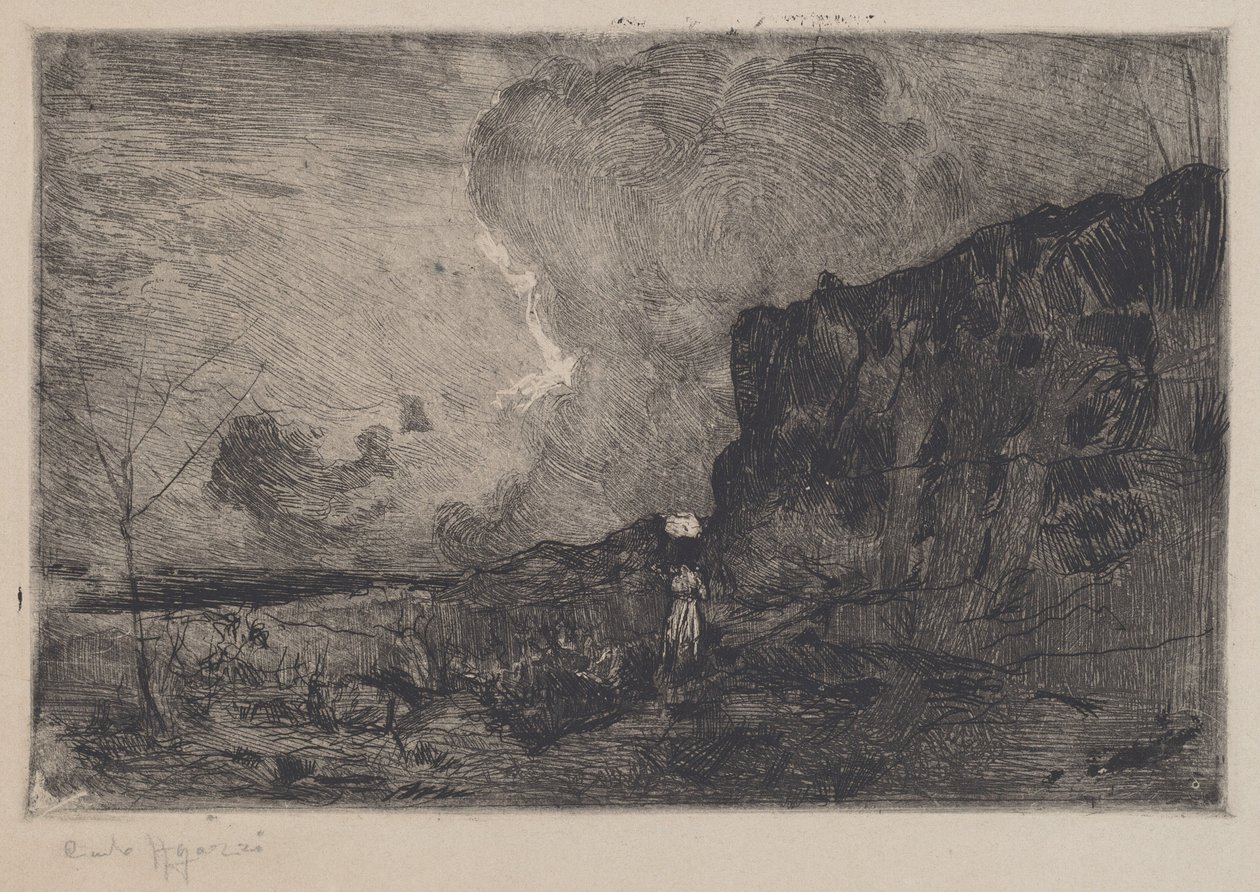 景观[Paesaggio]，1915年前。 作者 卡罗·保罗·阿加齐