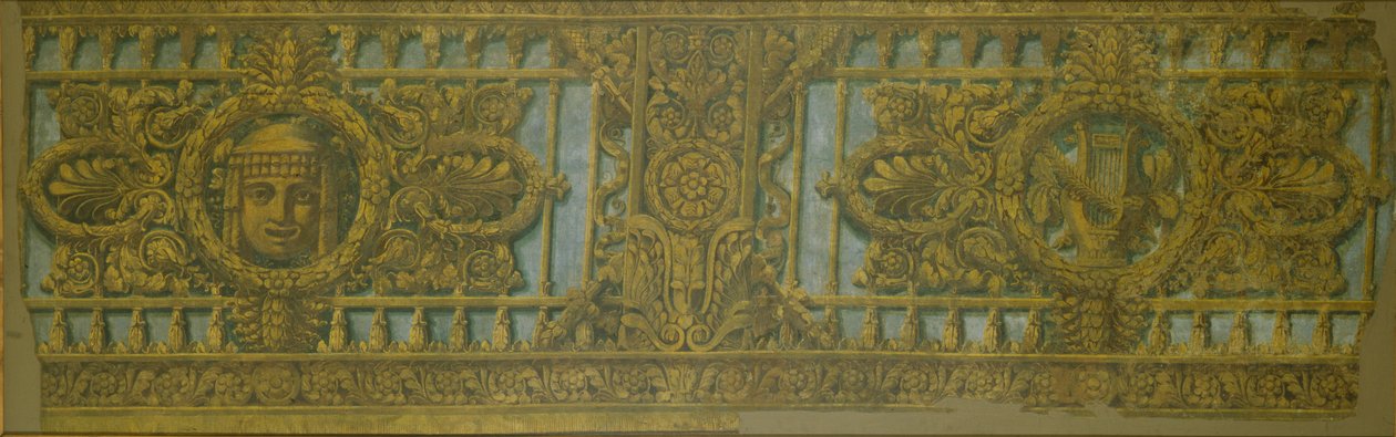 1826-1829年，圣彼得堡亚历山大剧院的盒子设计 作者 卡罗·罗西（Carlo Rossi）