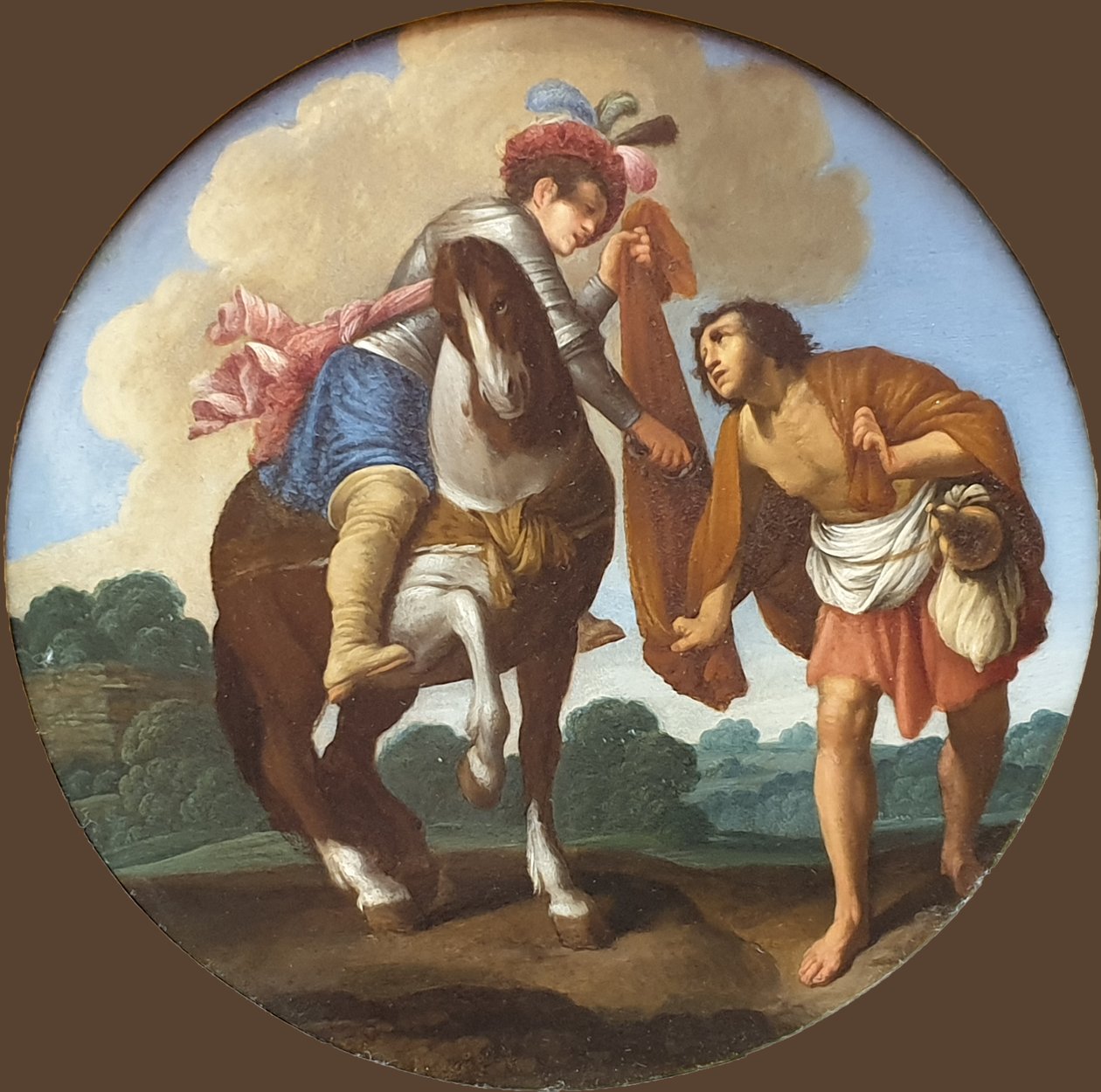 德语：Der Heilige Martin und der Bettler 圣马丁与乞丐 作者 卡罗萨拉切尼