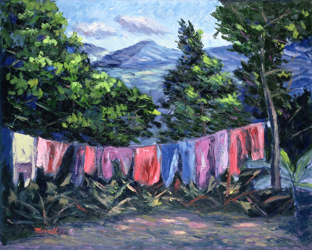 热带景观，1993年 作者 卡尔顿·穆雷尔