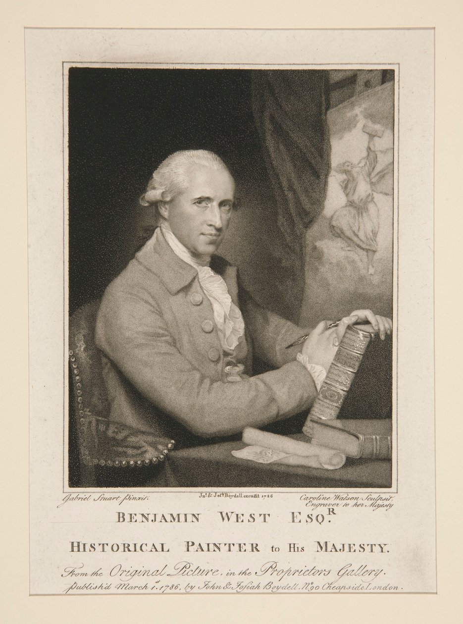 本杰明-韦斯特（Benjamin West Esq.r）/国王陛下的历史画师 作者 卡罗琳·沃森