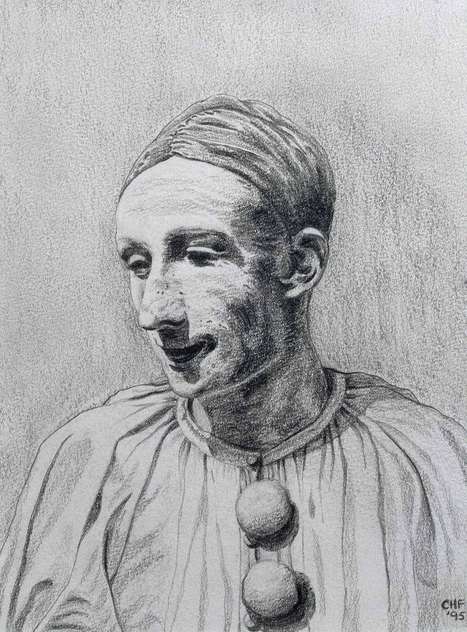 The Clown II，1995 作者 卡罗琳·哈伯德·福特