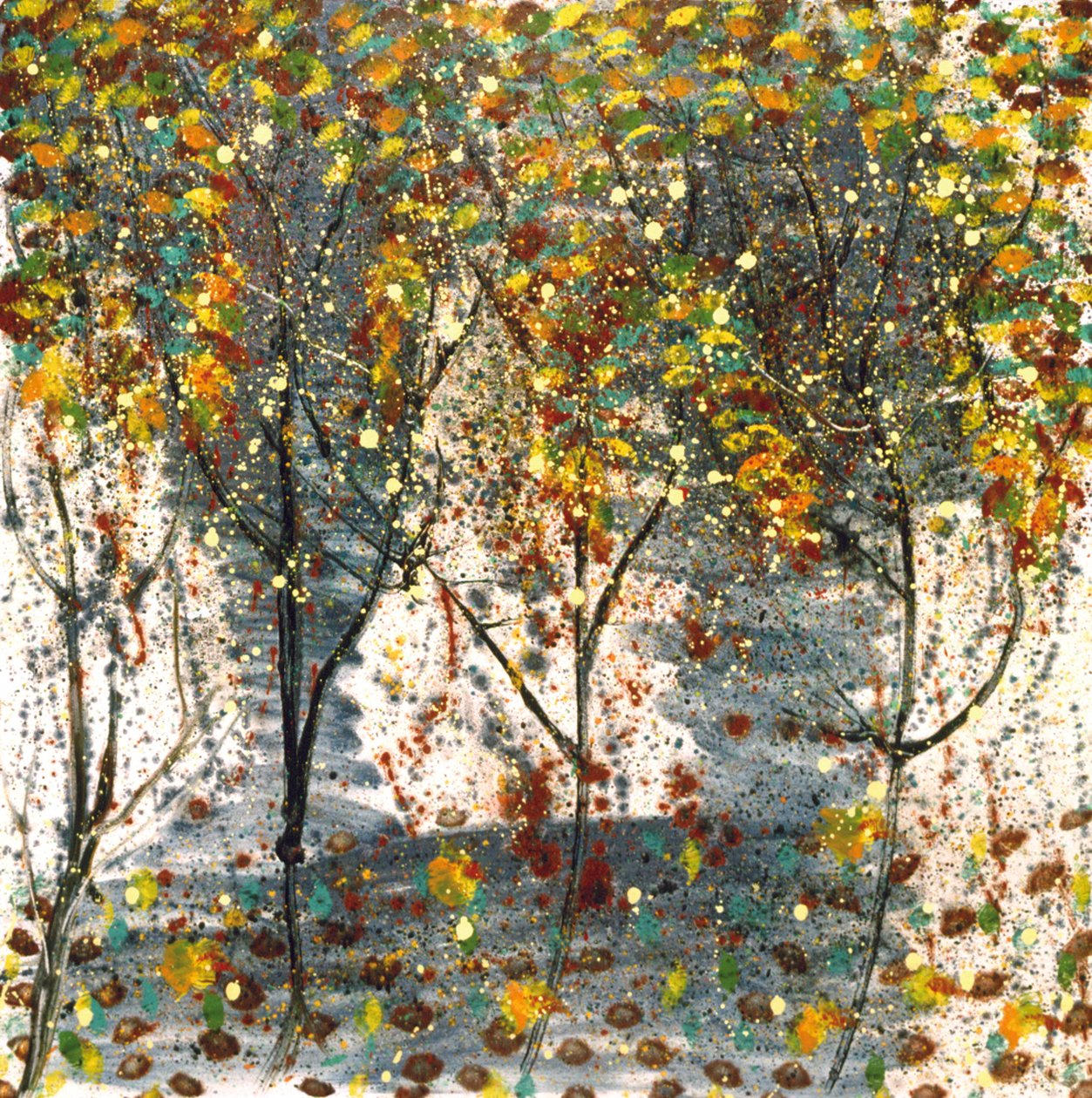 森林狂想曲，2001 年（布面油画） 作者 卡罗琳·玛丽·克莱菲尔德