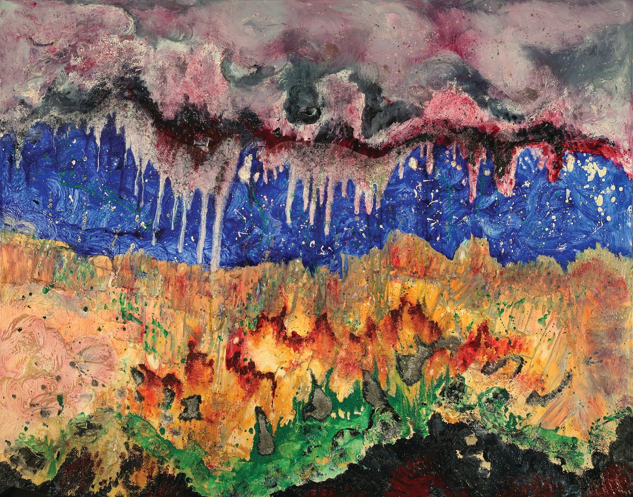 心窟》，2006 年（布面油画） 作者 卡罗琳·玛丽·克莱菲尔德