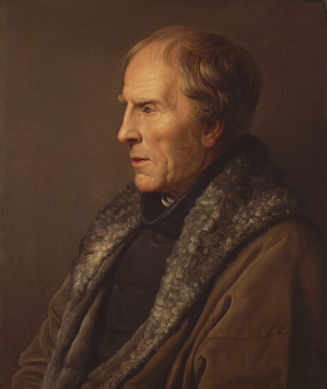 画家卡斯帕大卫弗里德里希的肖像 作者 卡斯珀·大卫·弗里德里希（Caspar David Friedrich）