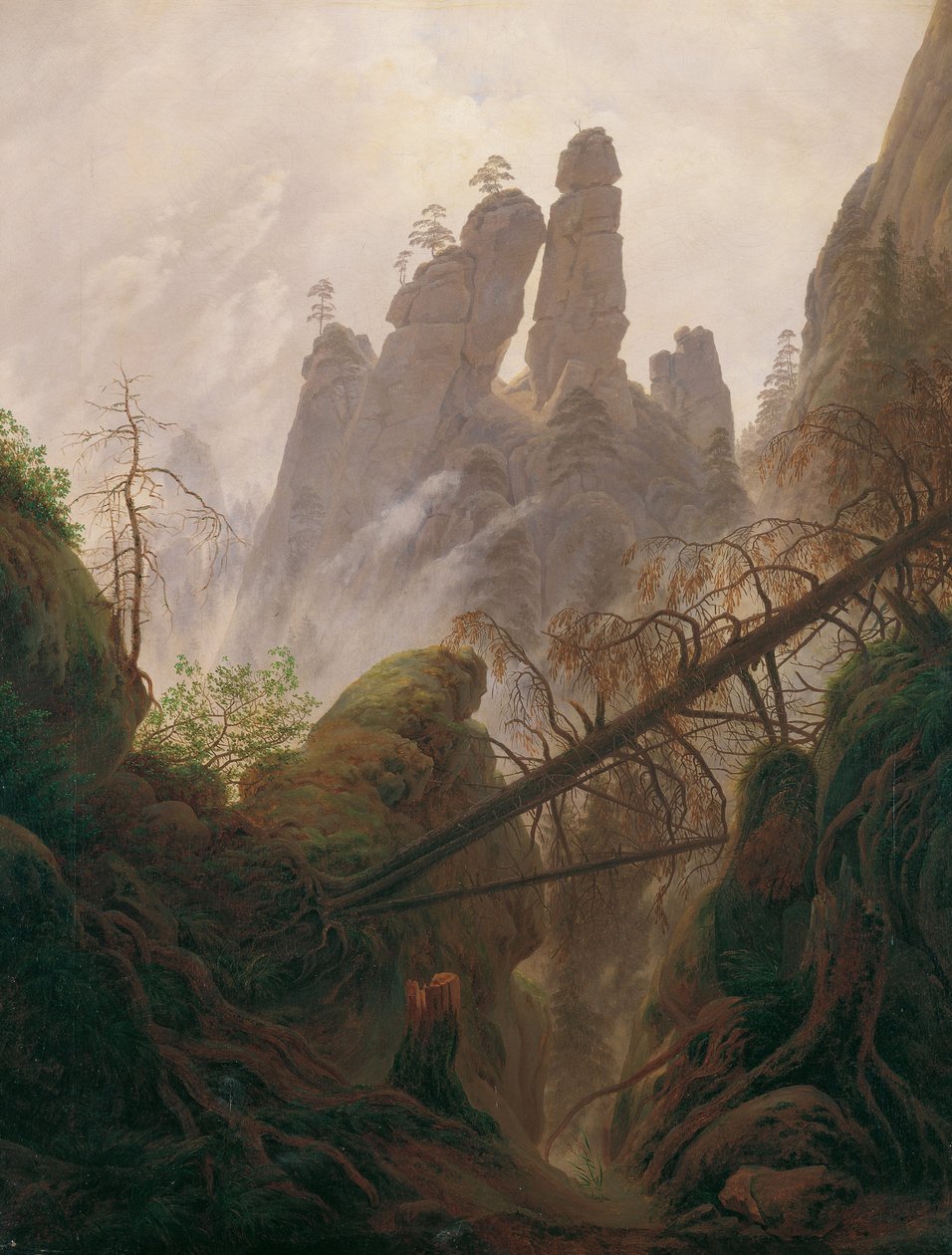海上的和尚 作者 卡斯珀·大卫·弗里德里希（Caspar David Friedrich）