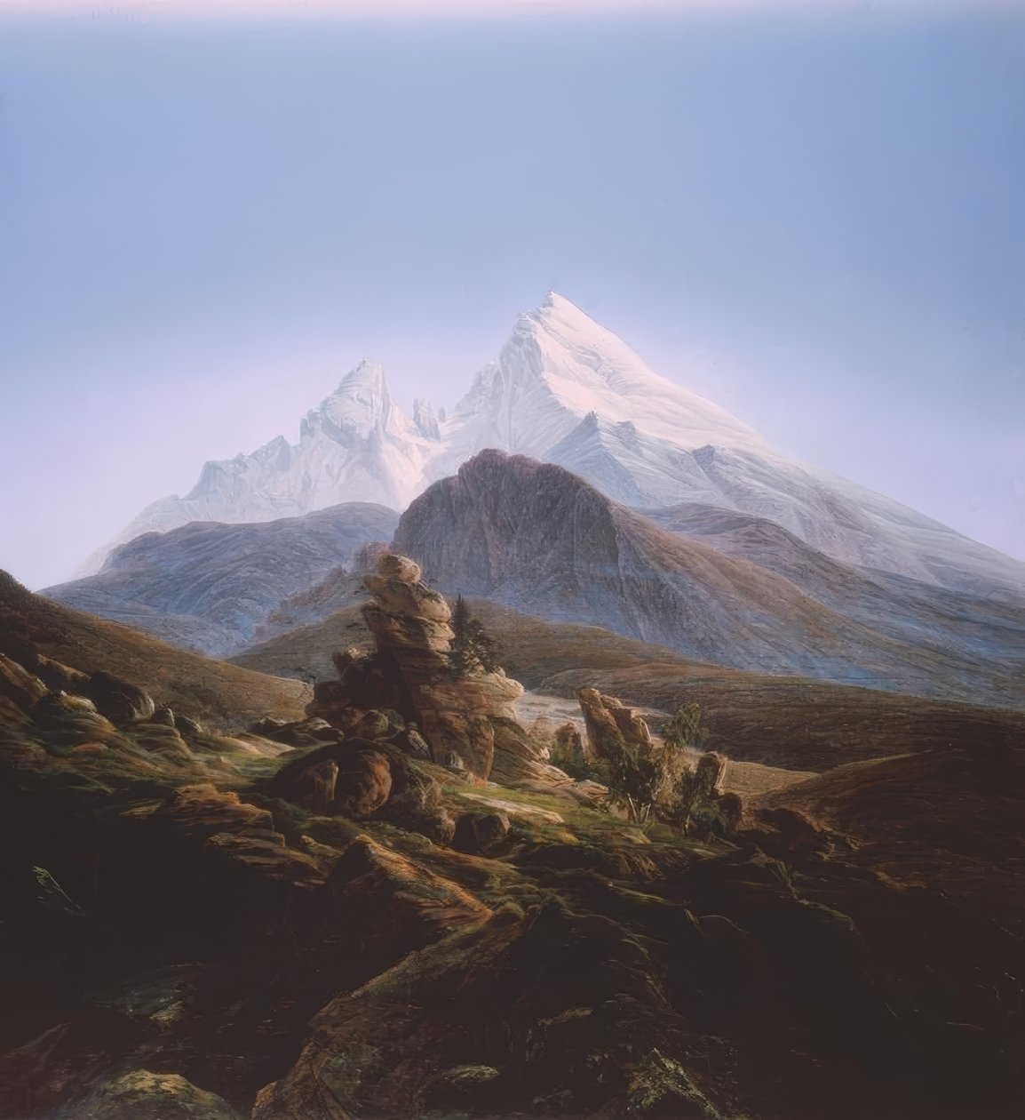 沃兹曼 作者 卡斯珀·大卫·弗里德里希（Caspar David Friedrich）