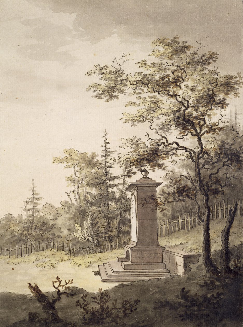 Emilias Source，1797（纸笔和纸上纸） 作者 卡斯珀·大卫·弗里德里希（Caspar David Friedrich）