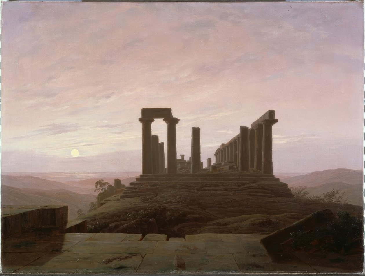 朱诺坦佩尔在Agrigent 作者 卡斯珀·大卫·弗里德里希（Caspar David Friedrich）