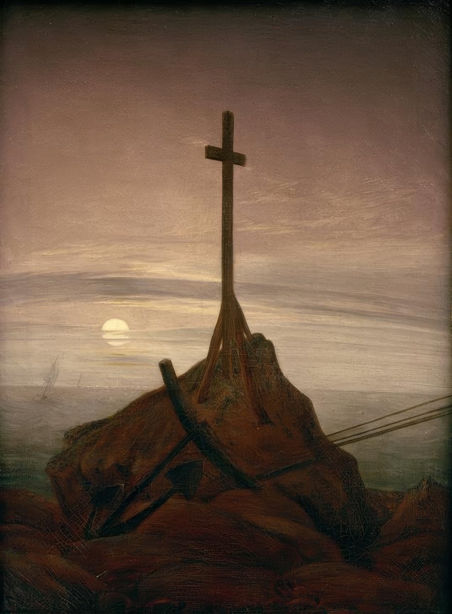 穿越波罗的海 作者 卡斯珀·大卫·弗里德里希（Caspar David Friedrich）