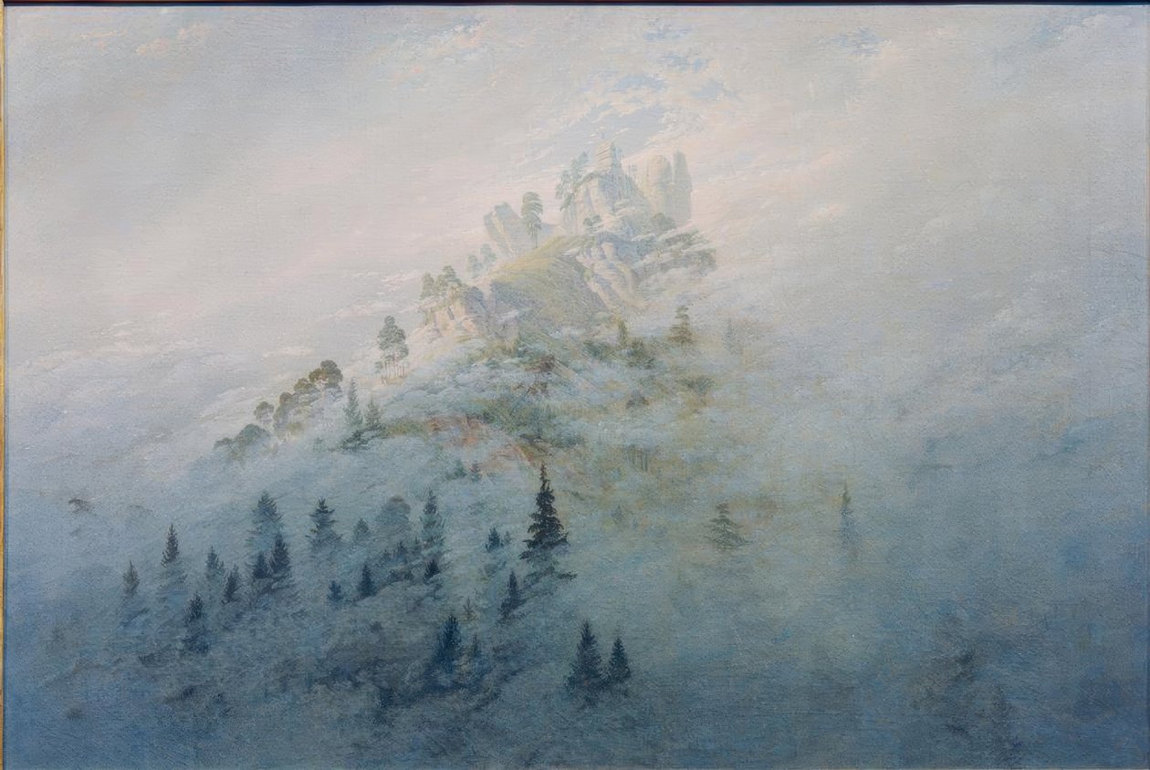 晨雾在山上 作者 卡斯珀·大卫·弗里德里希（Caspar David Friedrich）