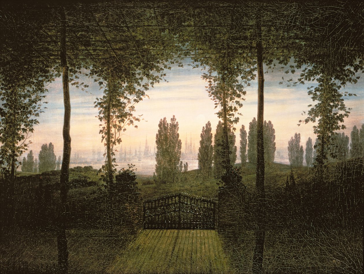 纪念约翰·不来梅 作者 卡斯珀·大卫·弗里德里希（Caspar David Friedrich）