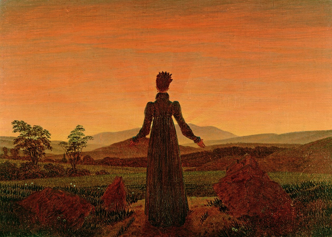 黎明的女人 作者 卡斯珀·大卫·弗里德里希（Caspar David Friedrich）