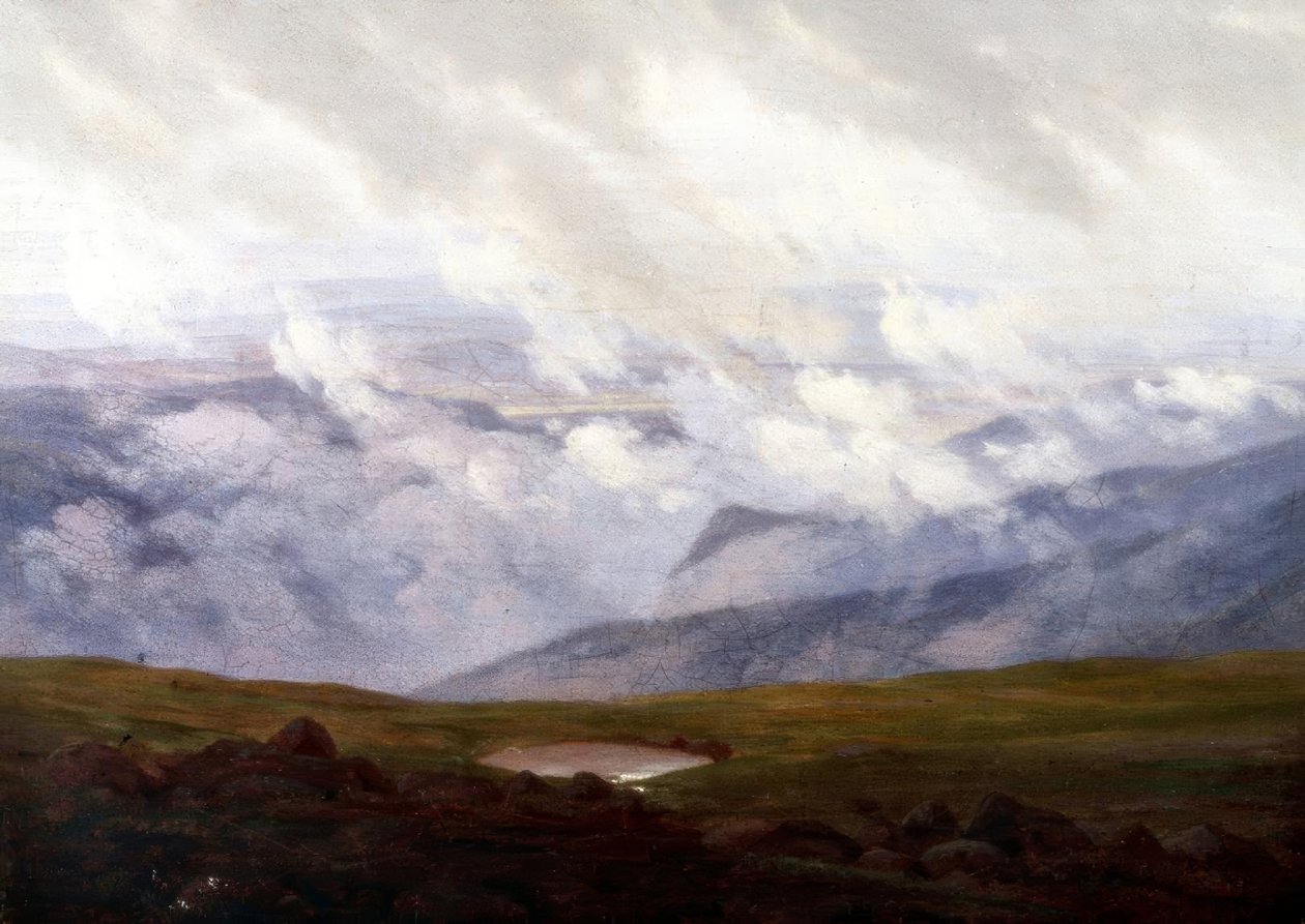 移动的云 作者 卡斯珀·大卫·弗里德里希（Caspar David Friedrich）