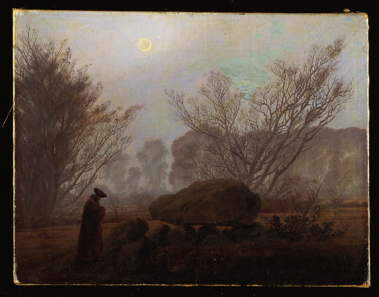 在山上散步 作者 卡斯珀·大卫·弗里德里希（Caspar David Friedrich）