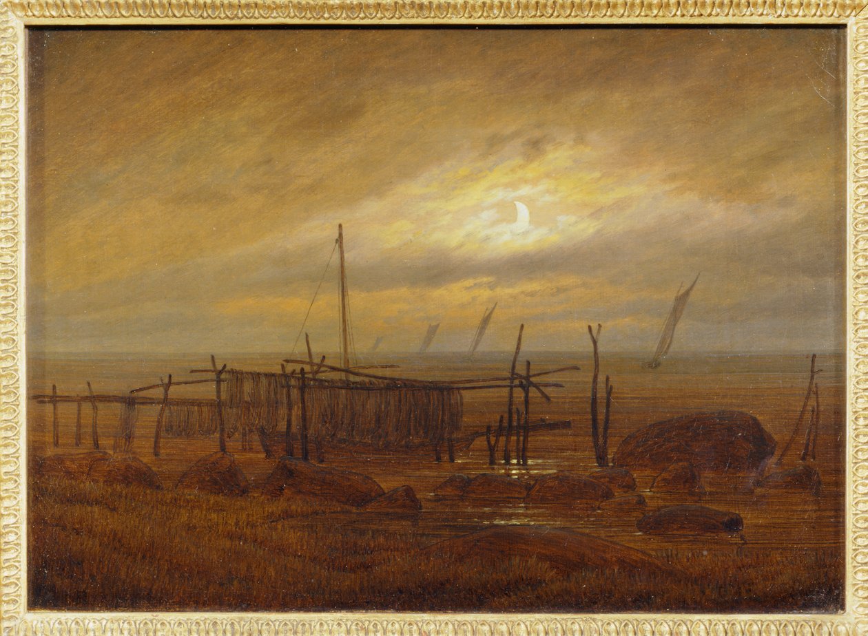 Am Meeresstrand - Au bord de la mer ... 作者 卡斯珀·大卫·弗里德里希（Caspar David Friedrich）