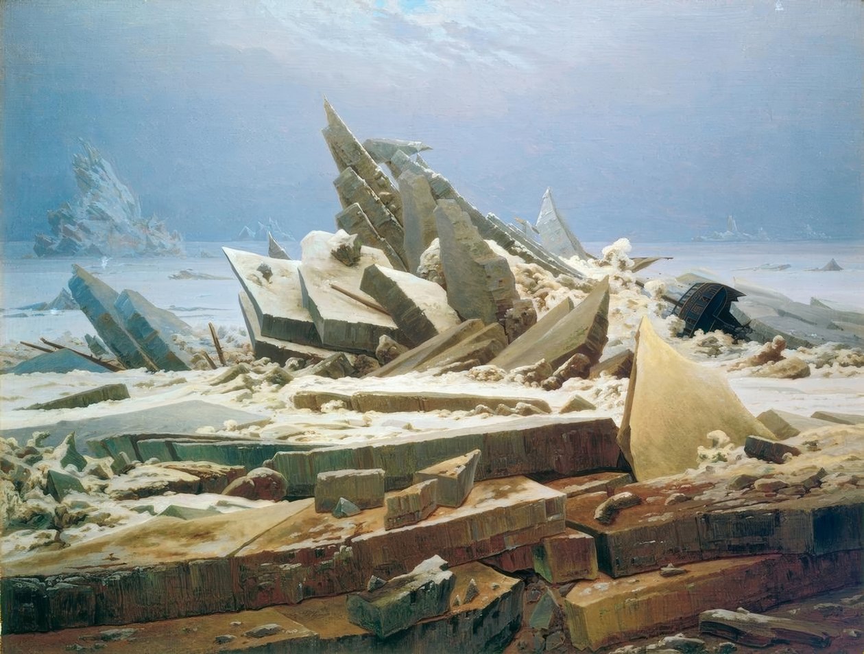 冰海 作者 卡斯珀·大卫·弗里德里希（Caspar David Friedrich）