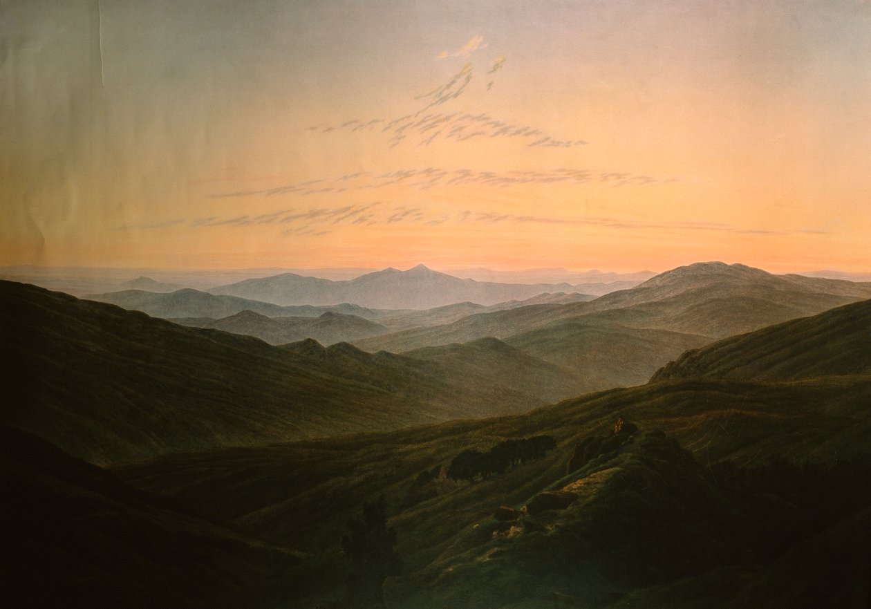 《黎明》，作者：卡斯帕·大卫·弗里德里希（Caspar David Friedrich，1774-1840） 作者 卡斯珀·大卫·弗里德里希（Caspar David Friedrich）